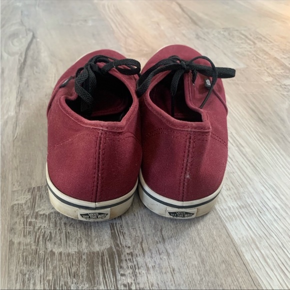 Maroon Skater Vans - Picture 6 of 11